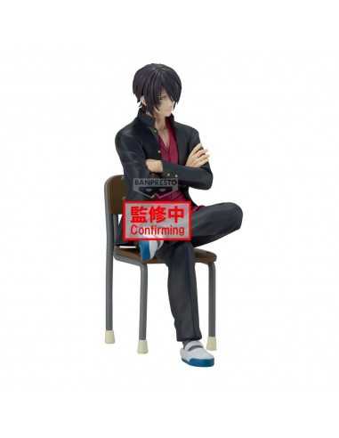 Figura banpresto gintama mr.ginpachi's zany class desk figure shinsuke takasugi
