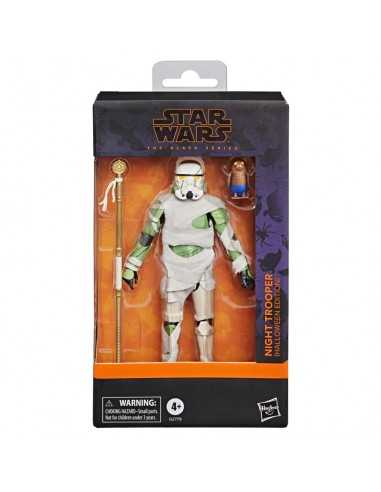 Figura hasbro star wars the black series night trooper (halloween edition)