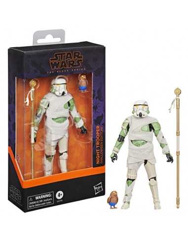 Figura hasbro star wars the black series night trooper (halloween edition)