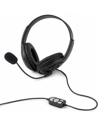 Auriculares con microfono coolbox coolchat usb