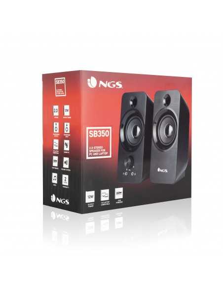 Altavoz para pc ngs sb 350 - 12w - usb - jack 3.5mm Altavoz para pc ngs sb 350 - 12w - usb - jack 3.5mm