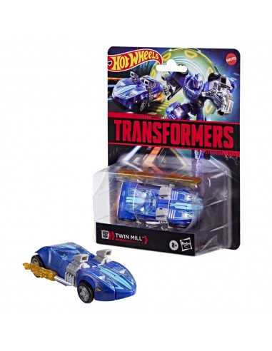 Coche hot wheels transformers twin mill