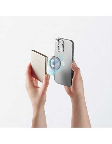 Powerbank intenso mw5000 magsafe champan magnetico