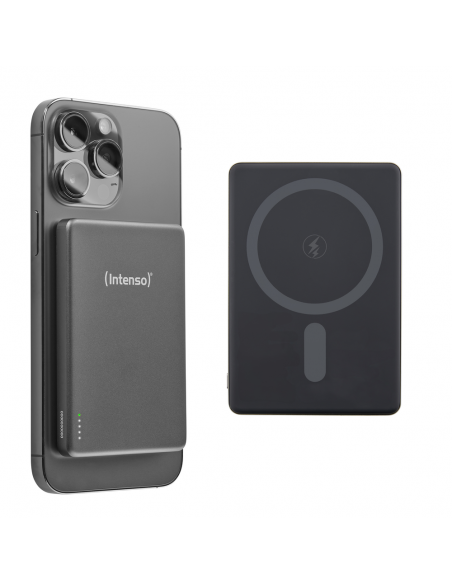 Powerbank intenso mw5000 magsafe gris magnetico Powerbank intenso mw5000 magsafe gris magnetico