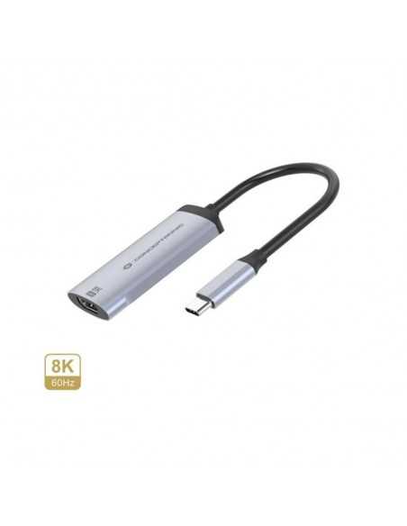 Adaptador usb tipo c a hdmi 8k conceptronic 8k 15cm - macho - hembra