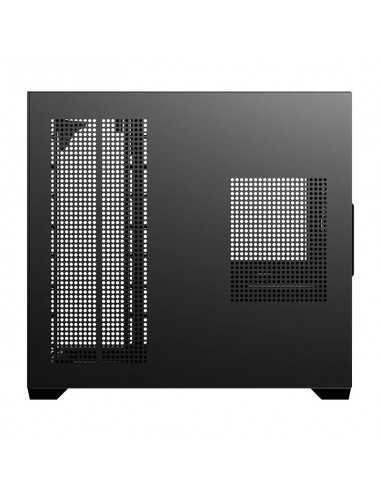 Caja ordenador gaming hiditec atx sky cristal templado negro