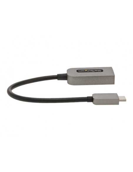 Adaptador usb tipo c a hdmi 4k uhd startech 13cm - macho - hembra - gris Adaptador usb tipo c a hdmi 4k uhd startech 13cm - macho - hembra - gris
