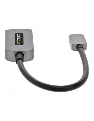Adaptador usb tipo c a hdmi 4k uhd startech 13cm - macho - hembra - gris