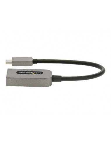 Adaptador usb tipo c a hdmi 4k uhd startech 13cm - macho - hembra - gris