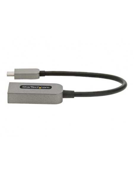 Adaptador usb tipo c a hdmi 4k uhd startech 13cm - macho - hembra - gris Adaptador usb tipo c a hdmi 4k uhd startech 13cm - macho - hembra - gris