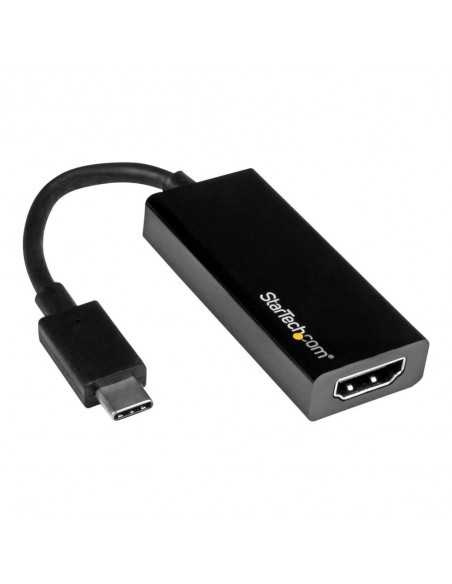 Cable usb tipo c a hdmi startech 0.147m - macho - hembra - negro