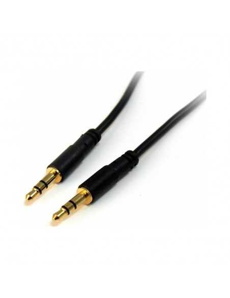 Cable jack 3.5mm startech 1.8m - macho - macho - negro
