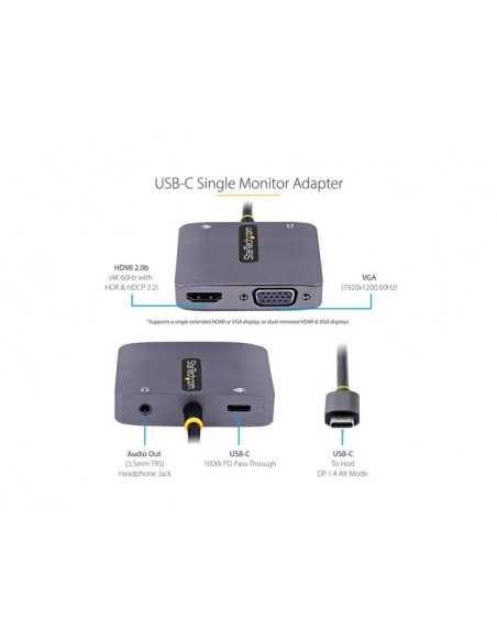 Docking station startech usb tipo c 4 en 1