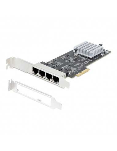 Tarjeta de red startech pr42gi - network - card 4x rj45