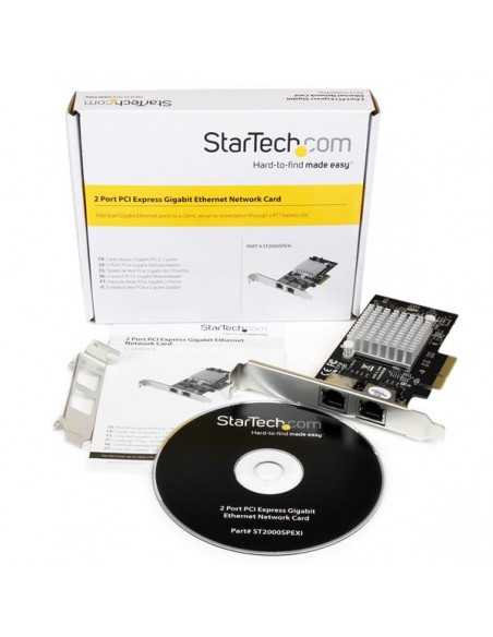 Tarjeta de red startech st2000spexi 2x rj45 Tarjeta de red startech st2000spexi 2x rj45