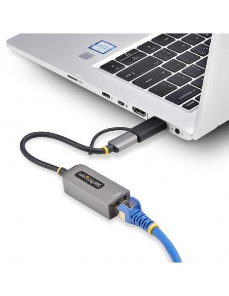 Adaptador usb tipo c - usb 3.2 a rj45 startech macho - hembra Adaptador usb tipo c - usb 3.2 a rj45 startech macho - hembra