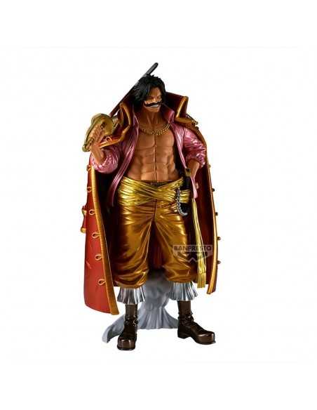Figura banpresto one piece premium gol d.roger [the metallic] 30cm