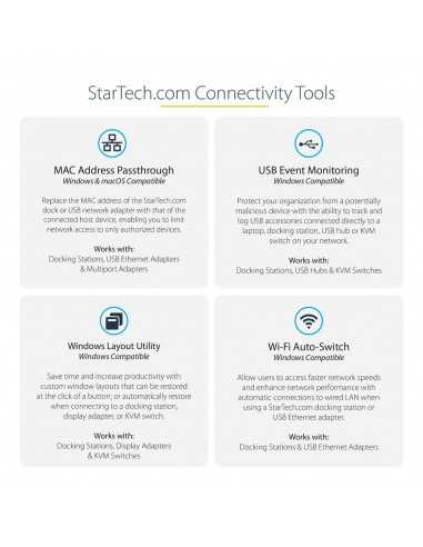 Docking station startech usb tipo c 7 en 1