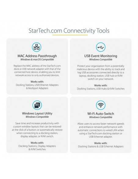 Docking station startech usb tipo c 7 en 1 Docking station startech usb tipo c 7 en 1