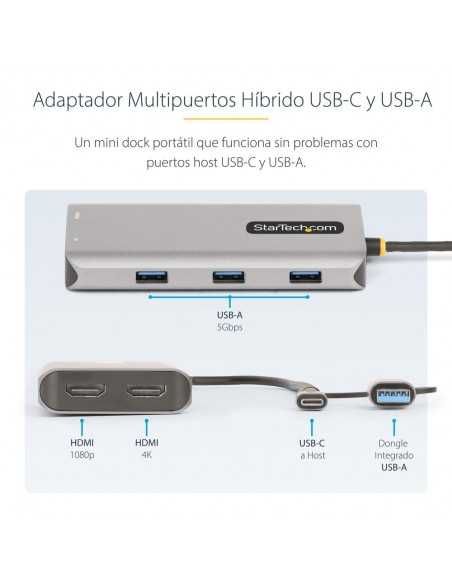 Docking station startech usb tipo c - usb 3.2 5 en 1 Docking station startech usb tipo c - usb 3.2 5 en 1