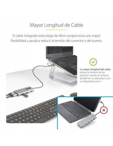 Docking station startech usb tipo c - usb 3.2 5 en 1