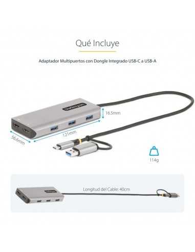Docking station startech usb tipo c - usb 3.2 5 en 1