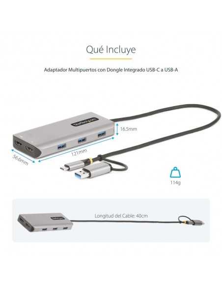 Docking station startech usb tipo c - usb 3.2 5 en 1 Docking station startech usb tipo c - usb 3.2 5 en 1