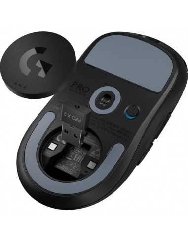 Raton inalambrico gaming logitech g pro x superlight 2 negro