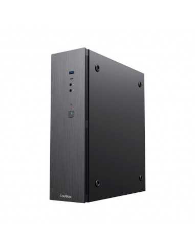 Caja ordenador coolbox t370 - 1 matx negro con fuente tfx