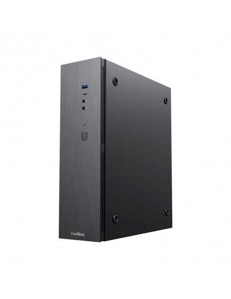 Caja ordenador coolbox t370 - 1 matx negro con fuente tfx