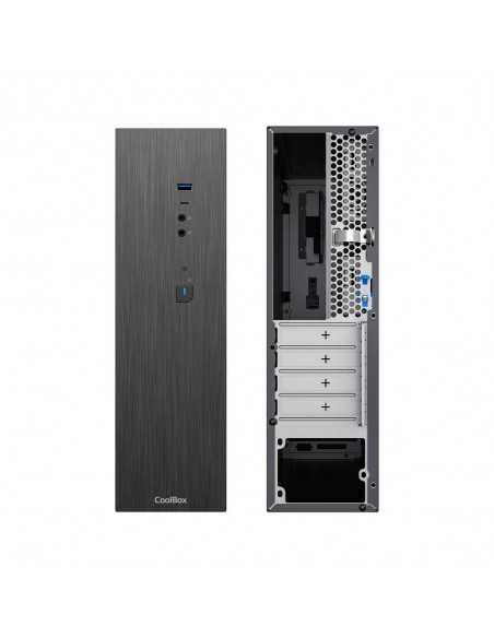 Caja ordenador coolbox t370 - bz matx negro con fuente tfx bronze Caja ordenador coolbox t370 - bz matx negro con fuente tfx bronze