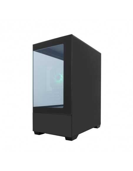 Caja ordenador gaming coolbox gm200 vision lite matx argb cristal templado negra