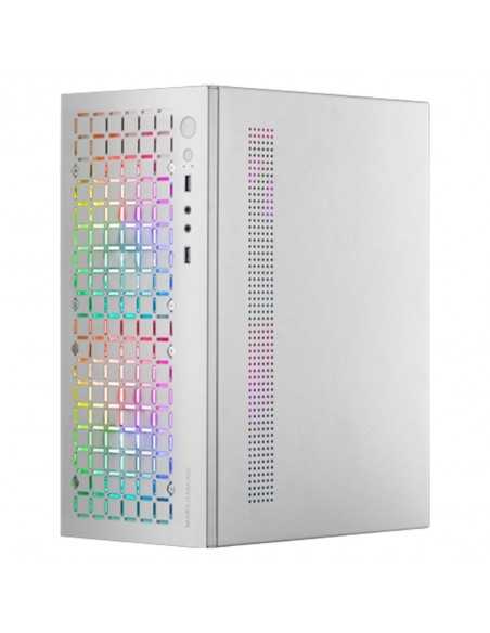 Caja ordenador mars gaming mccore matx frgb cristal templado blanco Caja ordenador mars gaming mccore matx frgb cristal templado blanco