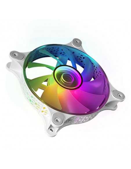 Ventilador mars gaming mf3dkitw 3 x 120mm argb blanco Ventilador mars gaming mf3dkitw 3 x 120mm argb blanco