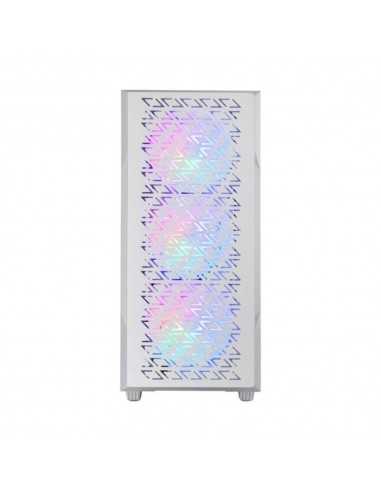Caja ordenador mars gaming mc - geo atx frgb cristal templado blanco