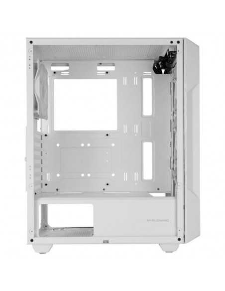 Caja ordenador mars gaming mc - geo atx frgb cristal templado blanco