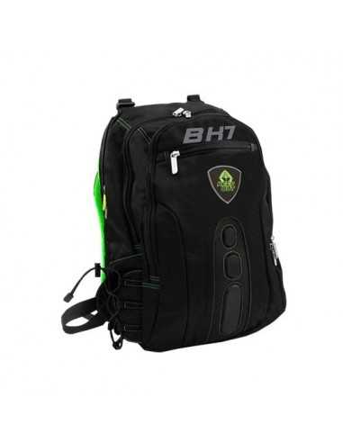 Mochila keep out bk7 gaming verde asas y respaldo acolchados - base antiarañazos