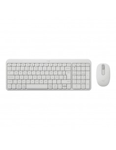 Teclado + mouse logitech mk250 inalambrico blanco