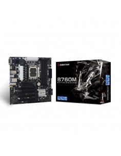Placa base biostar b760mxc pro matx - 4xddr5 - 8x sata3 lga 1700