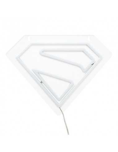Luz de neón led para montaje en pared paladone superman