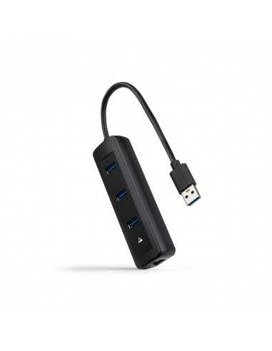Conversor nanocable usb3.0 a ethernet 3xusb3.0