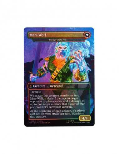 Figura hasbro marvel legends series magic the gathering man - wolf