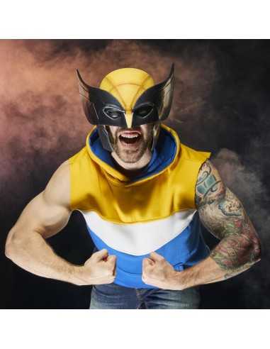 Réplica casco premium hasbro marvel tudios deadpool & wolverine - wolverine