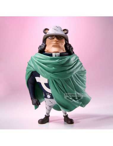 Figura banpresto one piece mega world collectable figure bartholomew kuma