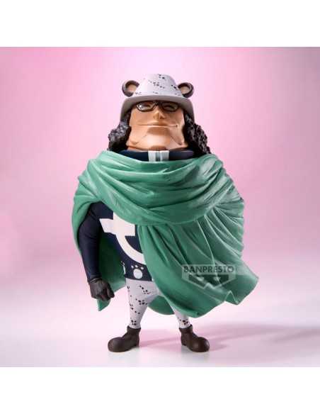 Figura banpresto one piece mega world collectable figure bartholomew kuma