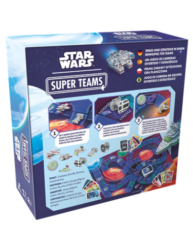 Juego de mesa star wars super teams