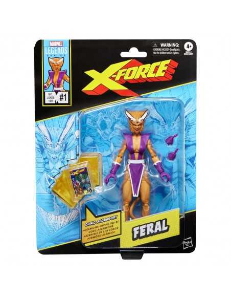 Figura hasbro marvel legends series x - force feral