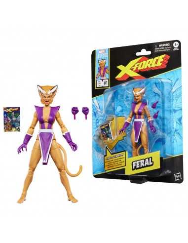 Figura hasbro marvel legends series x - force feral