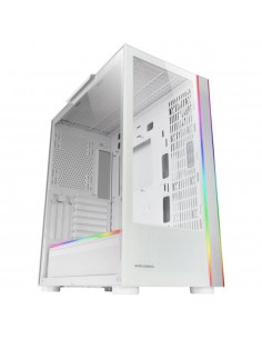 Caja ordenador mars gaming mcult e - atx cristal templado blanco