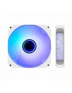 Ventilador caja coolbox infinity argb 120 mm blanco